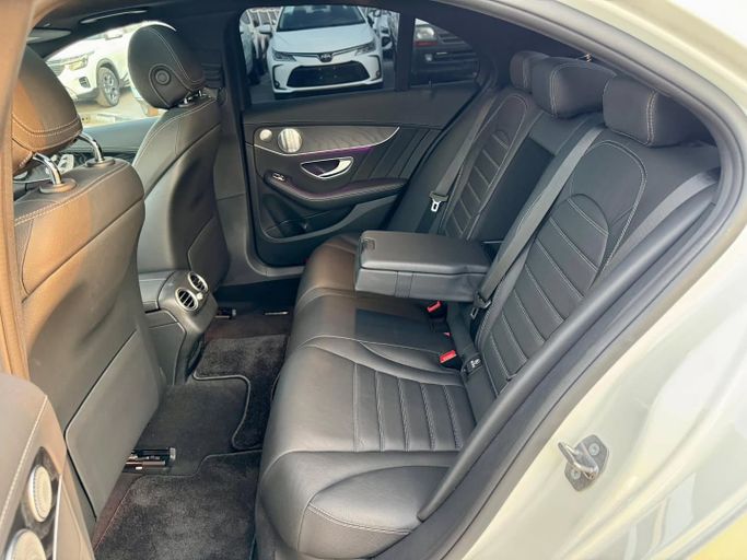 Used Mercedes-Benz C-Class AMG 43 AMG IV (W205) Facelift, 3.0 l, 2019 in Dubai by Saeed Auto, White color. Japanese Specs | AUTO.AE