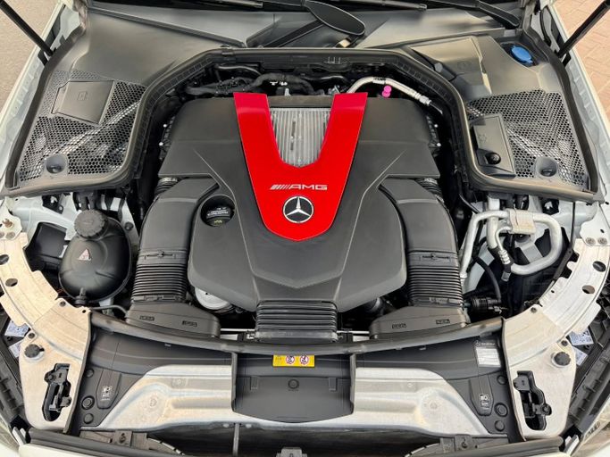 Used Mercedes-Benz C-Class AMG 43 AMG IV (W205) Facelift, 3.0 l, 2019 in Dubai by Saeed Auto, White color. Japanese Specs | AUTO.AE