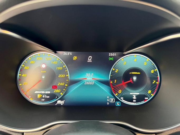 Used Mercedes-Benz C-Class AMG 43 AMG IV (W205) Facelift, 3.0 l, 2019 in Dubai by Saeed Auto, White color. Japanese Specs | AUTO.AE