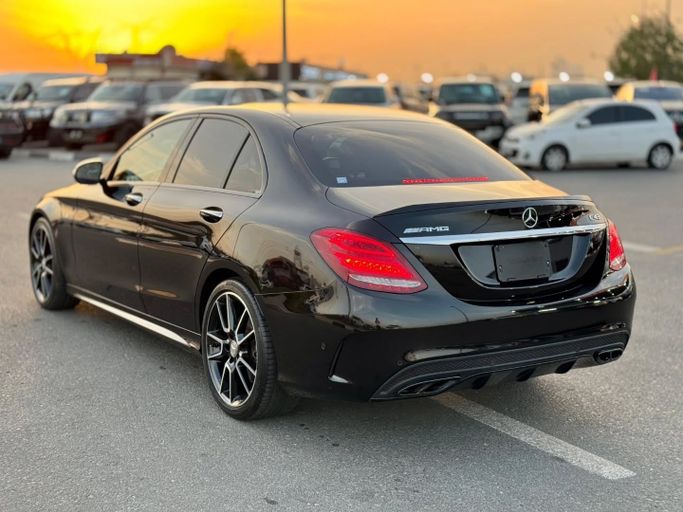 Used Mercedes-Benz C-Class AMG 43 AMG IV (W205), 3.0 l, 2016 in Dubai by Saeed Auto, Black color. Japanese Specs | AUTO.AE