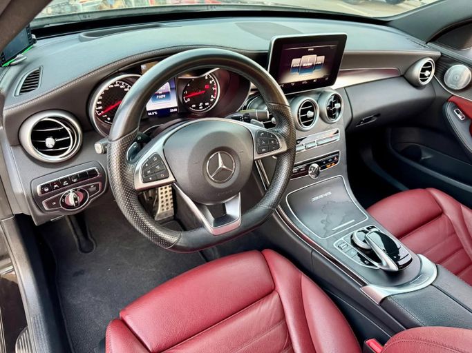 Used Mercedes-Benz C-Class AMG 43 AMG IV (W205), 3.0 l, 2016 in Dubai by Saeed Auto, Black color. Japanese Specs | AUTO.AE