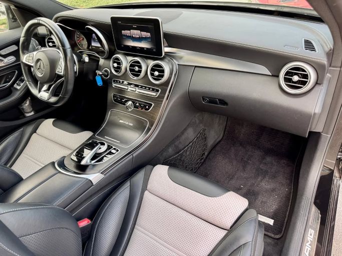 Used Mercedes-Benz C-Class AMG 63 AMG IV (W205), 4.0 l, 2016 in Dubai by Saeed Auto, Black color. Japanese Specs | AUTO.AE