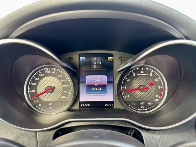 Used Mercedes-Benz C-Class AMG 63 AMG IV (W205), 4.0 l, 2016 in Dubai by Saeed Auto, Black color. Japanese Specs | AUTO.AE