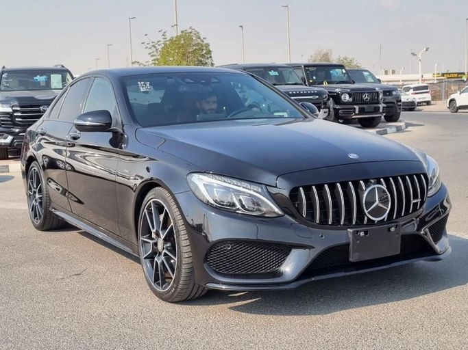 Used Mercedes-Benz C-Class AMG 43 AMG IV (W205), 3.0 l, 2016 in Dubai by Saeed Auto, Black color. Japanese Specs | AUTO.AE