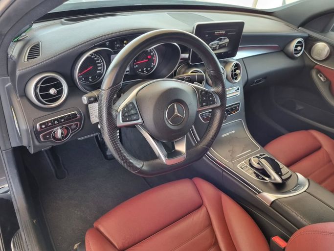 Подержанный Mercedes-Benz C-Class AMG 43 AMG IV (W205), 3.0 л, 2016 в Дубае от Saeed Auto Черный цвет. Японская | AUTO.AE