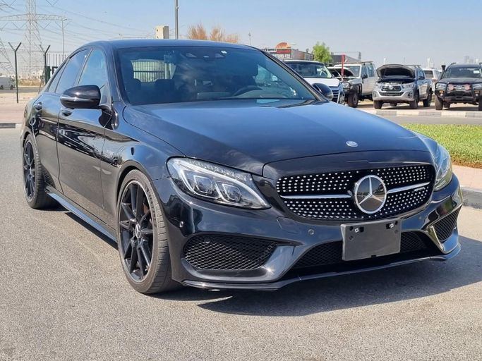 Used Mercedes-Benz C-Class AMG 43 AMG IV (W205), 3.0 l, 2016 in Dubai by Saeed Auto, Black color. Japanese Specs | AUTO.AE
