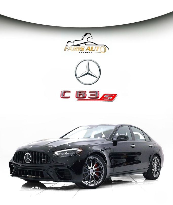 Новый Mercedes-Benz C-Class AMG 63 AMG S E Performance V (W206), 2.0 л, 2024 в Дубае Черный цвет. Канадская | AUTO.AE