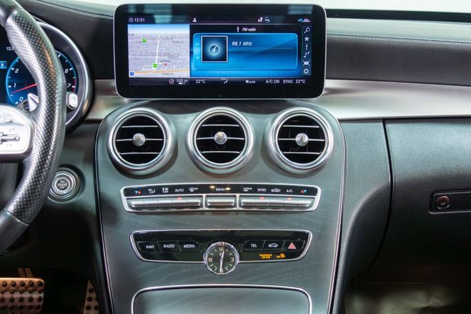 Used Mercedes-Benz C-Class AMG 43 AMG IV (W205) Facelift, 3.0 l, 2019 in Dubai by The Car Superstore, White color. GCC Specs | AUTO.AE