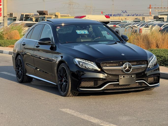 Подержанный ⁦Mercedes-Benz C-Class AMG 63 AMG S IV (W205), 4.0 л, 2017⁩ в ОАЭ, Дубай от MY MOTORS FZE Черный цвет. Японская | AUTO.AE | Объявление #288667
