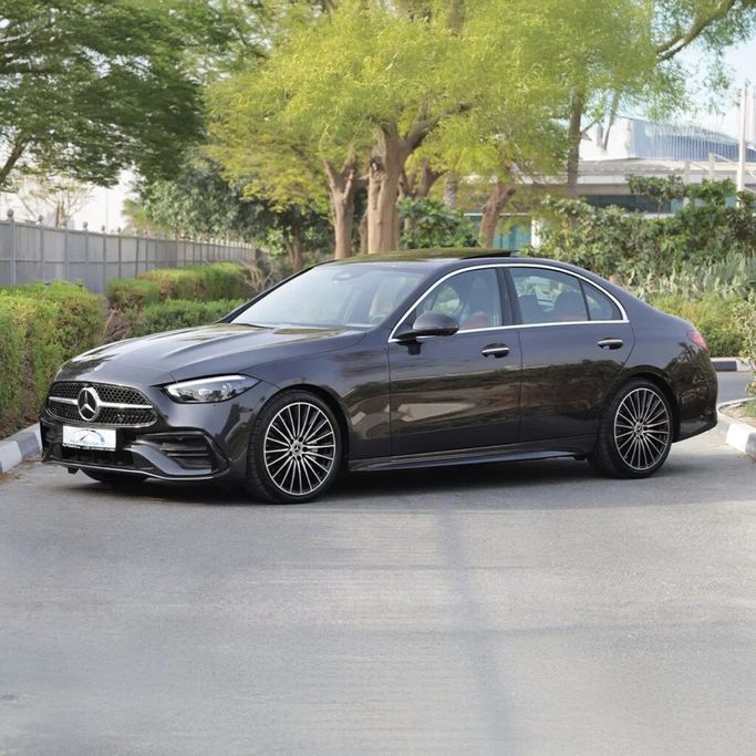 New Mercedes-Benz C-Class 260 L V (W206), 1.5 l, 2025 in Dubai by Auto Max Group, Grey color. GCC Specs | AUTO.AE