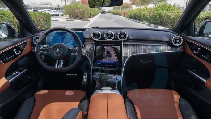 New Mercedes-Benz C-Class 200 V (W206), 1.5 l, 2025 in Dubai by Auto Max Group, White color. GCC Specs | AUTO.AE