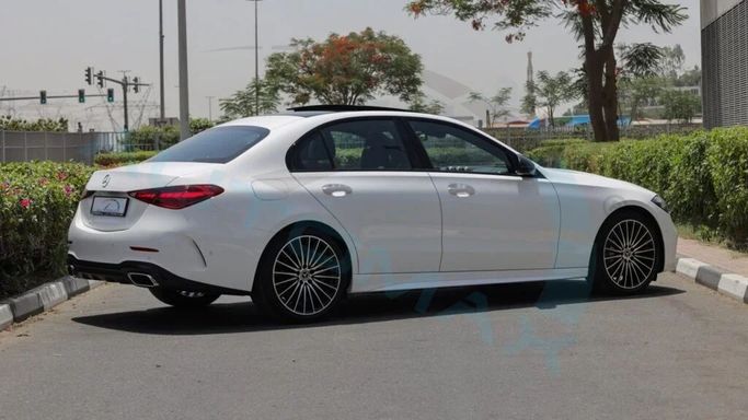New Mercedes-Benz C-Class 200 V (W206), 1.5 l, 2025 in Dubai by Auto Max Group, White color. GCC Specs | AUTO.AE