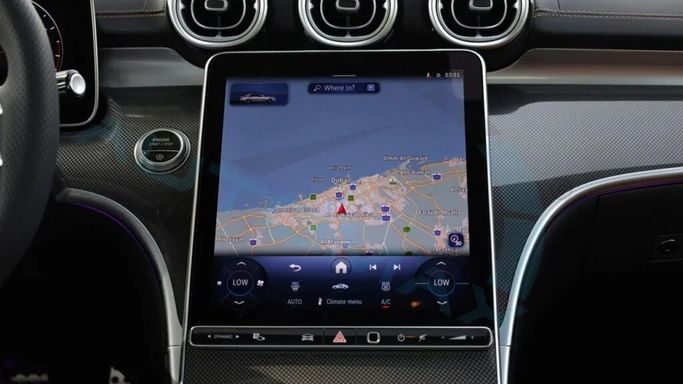 New Mercedes-Benz C-Class 200 V (W206), 1.5 l, 2025 in Dubai by Auto Max Group, White color. GCC Specs | AUTO.AE