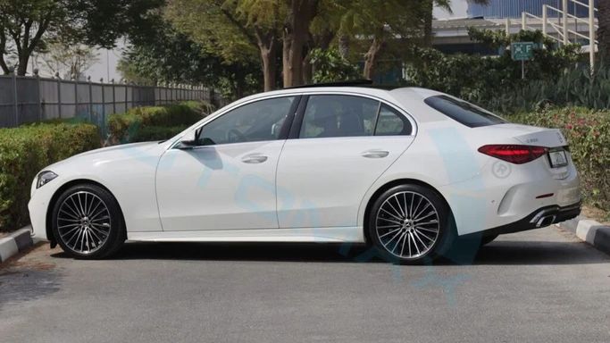 New Mercedes-Benz C-Class 200 V (W206), 1.5 l, 2025 in Dubai by Auto Max Group, White color. GCC Specs | AUTO.AE