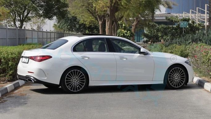 New Mercedes-Benz C-Class 200 V (W206), 1.5 l, 2025 in Dubai by Auto Max Group, White color. GCC Specs | AUTO.AE