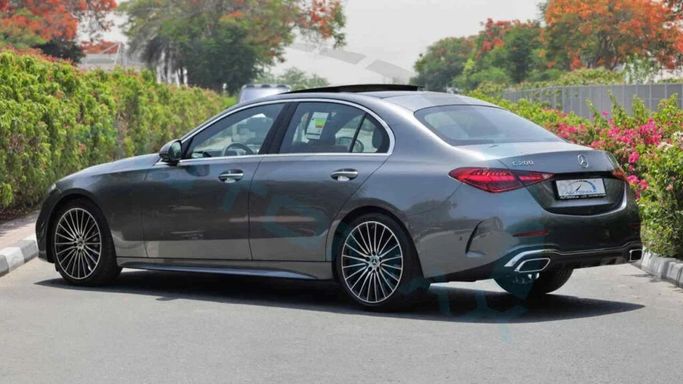 New Mercedes-Benz C-Class 200 V (W206), 1.5 l, 2025 in Dubai by Auto Max Group, Grey color. GCC Specs | AUTO.AE