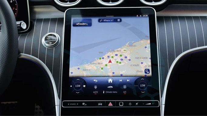 New Mercedes-Benz C-Class 200 V (W206), 1.5 l, 2025 in Dubai by Auto Max Group, Grey color. GCC Specs | AUTO.AE