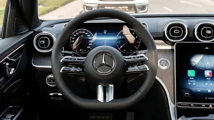 New Mercedes-Benz C-Class 200 V (W206), 1.5 l, 2025 in Dubai by Altass Motors, White color. Other | AUTO.AE