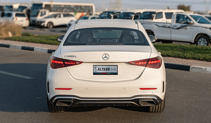 New Mercedes-Benz C-Class 200 V (W206), 1.5 l, 2025 in Dubai by Altass Motors, White color. Other | AUTO.AE