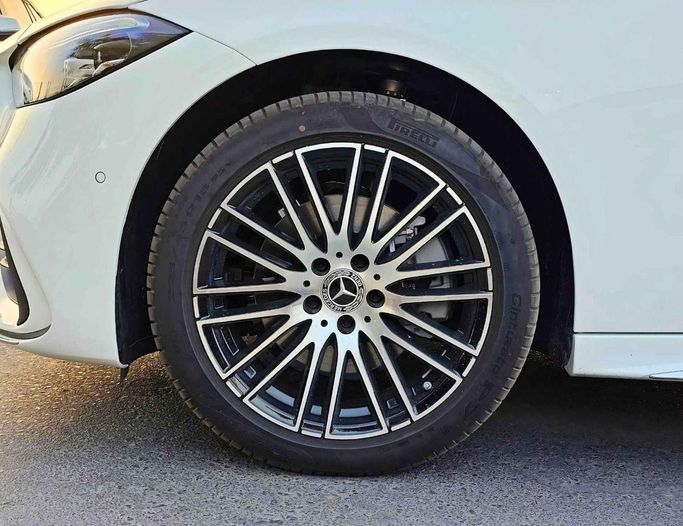 New Mercedes-Benz C-Class 200 L V (W206), 1.5 l, 2025 in Dubai by SK Motors, White color. Chinese Specs | AUTO.AE