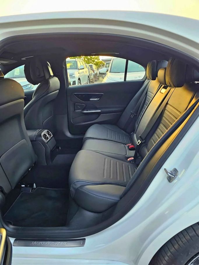 New Mercedes-Benz C-Class 200 L V (W206), 1.5 l, 2025 in Dubai by SK Motors, White color. Chinese Specs | AUTO.AE