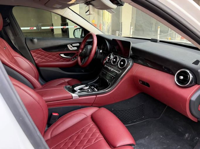 Used Mercedes-Benz C-Class 200 IV (W205) Facelift, 1.5 l, 2019 in Dubai by Saeed Auto, White color. Korean Specs | AUTO.AE