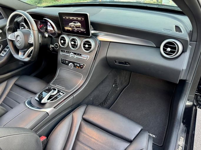 Used Mercedes-Benz C-Class 200 IV (W205), 2.0 l, 2016 in Dubai by Saeed Auto, Black color. Japanese Specs | AUTO.AE