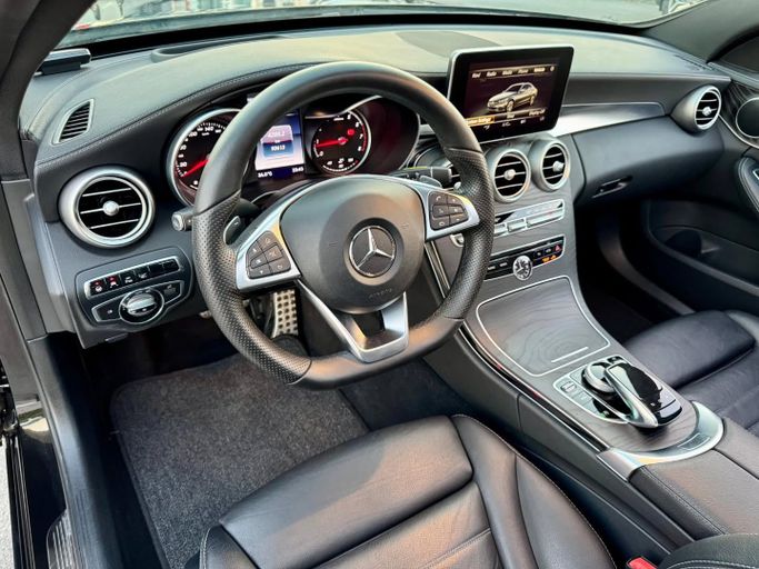 Used Mercedes-Benz C-Class 200 IV (W205), 2.0 l, 2016 in Dubai by Saeed Auto, Black color. Japanese Specs | AUTO.AE