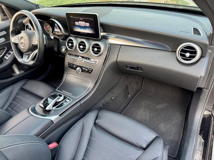 Used Mercedes-Benz C-Class 200 IV (W205), 2.0 l, 2016 in Dubai by Saeed Auto, Black color. Japanese Specs | AUTO.AE