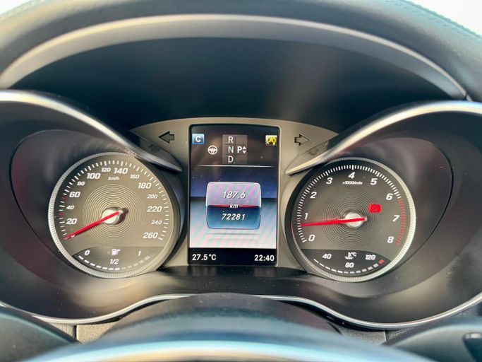 Used Mercedes-Benz C-Class 200 IV (W205), 2.0 l, 2016 in Dubai by Saeed Auto, Black color. Japanese Specs | AUTO.AE