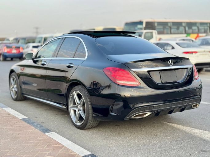Used Mercedes-Benz C-Class 200 IV (W205), 2.0 l, 2016 in Dubai by Saeed Auto, Black color. Japanese Specs | AUTO.AE