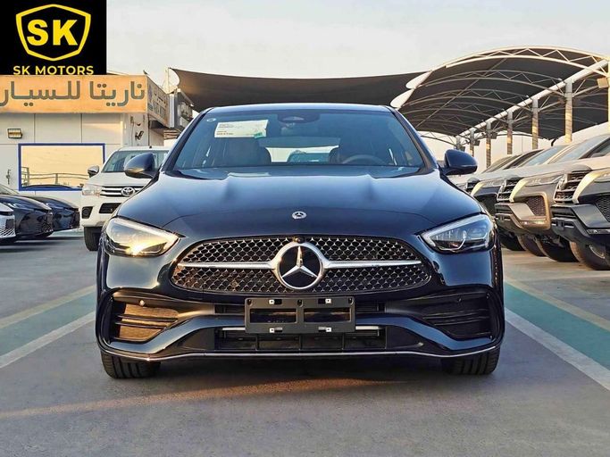 New Mercedes-Benz C-Class 200 L V (W206), 1.5 l, 2025 in Dubai by SK Motors, Black color. GCC Specs | AUTO.AE