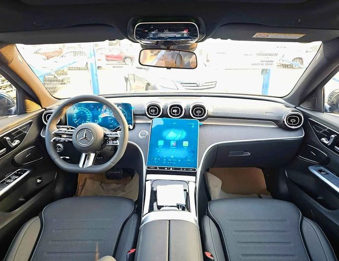 New Mercedes-Benz C-Class 200 L V (W206), 1.5 l, 2025 in Dubai by SK Motors, Black color. GCC Specs | AUTO.AE