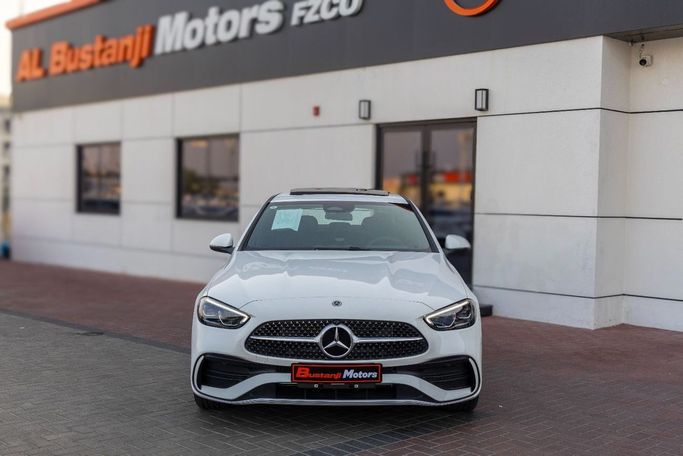 New Mercedes-Benz C-Class 200 L V (W206), 1.5 l, 2025 in Dubai by Albustanji Motors FZCO, White color.  | AUTO.AE