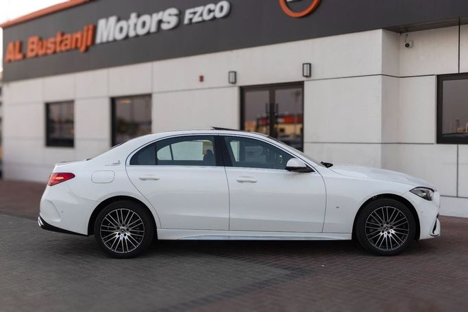 New Mercedes-Benz C-Class 200 L V (W206), 1.5 l, 2025 in Dubai by Albustanji Motors FZCO, White color.  | AUTO.AE