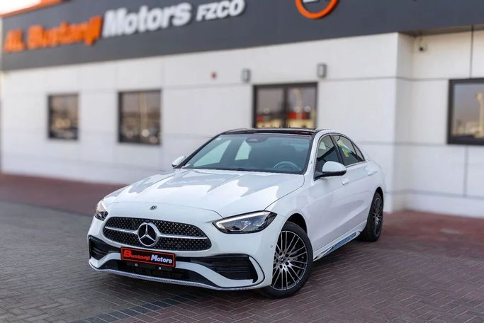 New Mercedes-Benz C-Class 260 L V (W206), 1.5 l, 2025 in Dubai by Albustanji Motors FZCO, White color.  | AUTO.AE