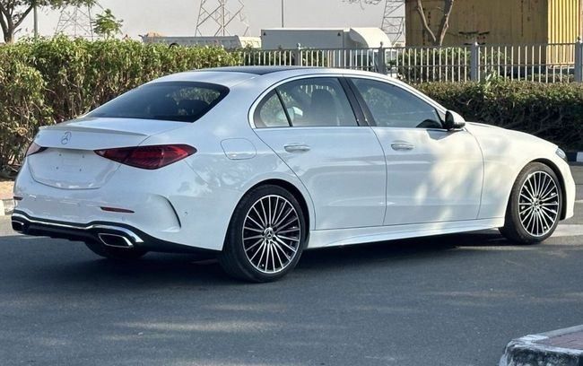 New Mercedes-Benz C-Class 200 V (W206), 1.5 l, 2025 in Dubai by Falcons GT Motors FZCO, White color. GCC Specs | AUTO.AE