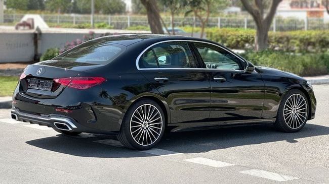 New Mercedes-Benz C-Class 200 V (W206), 1.5 l, 2025 in Dubai by Falcons GT Motors FZCO, Black color. GCC Specs | AUTO.AE