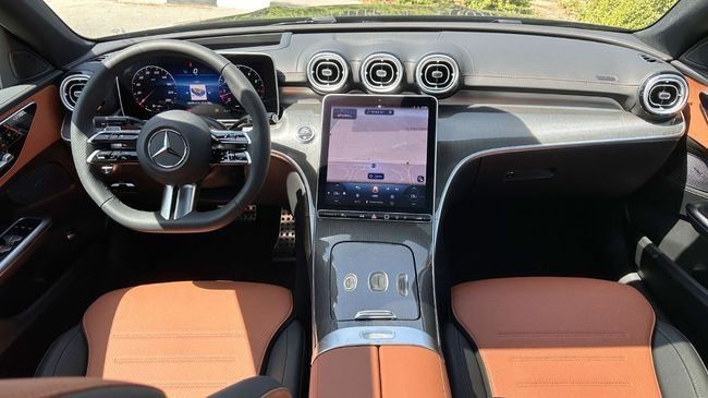 New Mercedes-Benz C-Class 200 V (W206), 1.5 l, 2025 in Dubai by Falcons GT Motors FZCO, Black color. GCC Specs | AUTO.AE