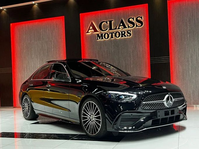 New Mercedes-Benz C-Class 200 V (W206), 2.0 l, 2025 in Dubai by A Class Motors, Black color.  | AUTO.AE