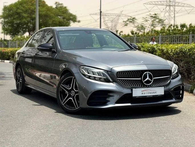 Used Mercedes-Benz C-Class 200 V (W206), 1.5 l, 2021 in Dubai by Auto Bank Motors, Grey color. GCC Specs | AUTO.AE