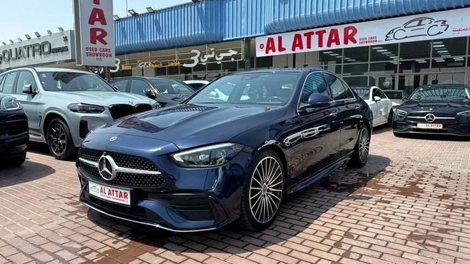 Used Mercedes-Benz C-Class 200 V (W206), 1.5 l, 2023 in Dubai by Ignite Used Cars, Blue color. GCC Specs | AUTO.AE