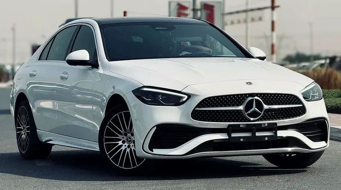 Used Mercedes-Benz C-Class 260 L V (W206), 1.5 l, 2024 in Dubai by Mirza Automobile FZE, White color. Chinese Specs | AUTO.AE