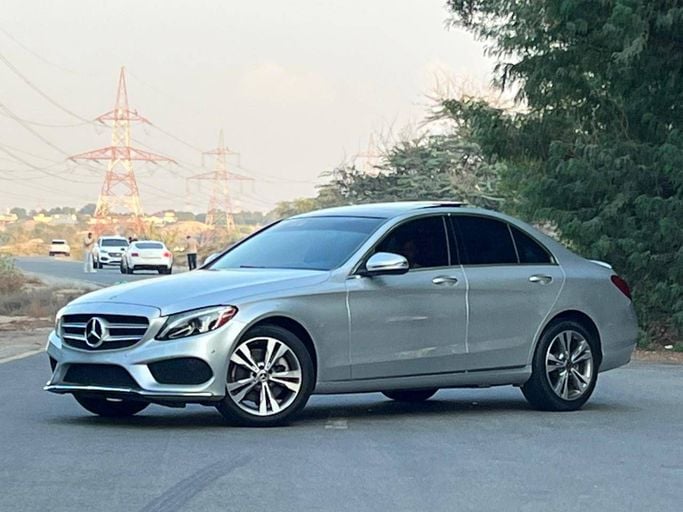 New Mercedes-Benz C-Class 300 IV (W205) Facelift, 2.0 l, 2018 in Dubai by Prestige motors, Grey color. American Specs | AUTO.AE