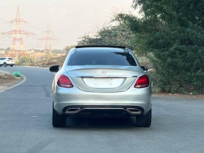 New Mercedes-Benz C-Class 300 IV (W205) Facelift, 2.0 l, 2018 in Dubai by Prestige motors, Grey color. American Specs | AUTO.AE