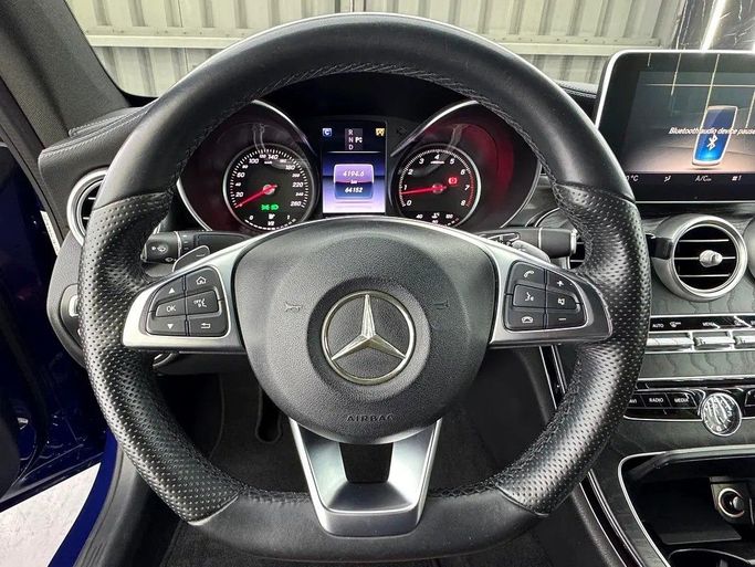 Used Mercedes-Benz C-Class 300 IV (W205), 2.0 l, 2016 in Dubai by Zeus Motors, Blue color. GCC Specs | AUTO.AE