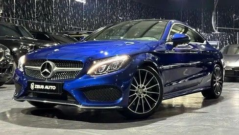 Used Mercedes-Benz C-Class 300 IV (W205), 2.0 l, 2016 in Dubai by Zeus Motors, Blue color. GCC Specs | AUTO.AE