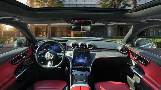 Used Mercedes-Benz C-Class 300 V (W206), 2.0 l, 2024 in Dubai by Cariva Used Cars , Grey color. GCC Specs | AUTO.AE