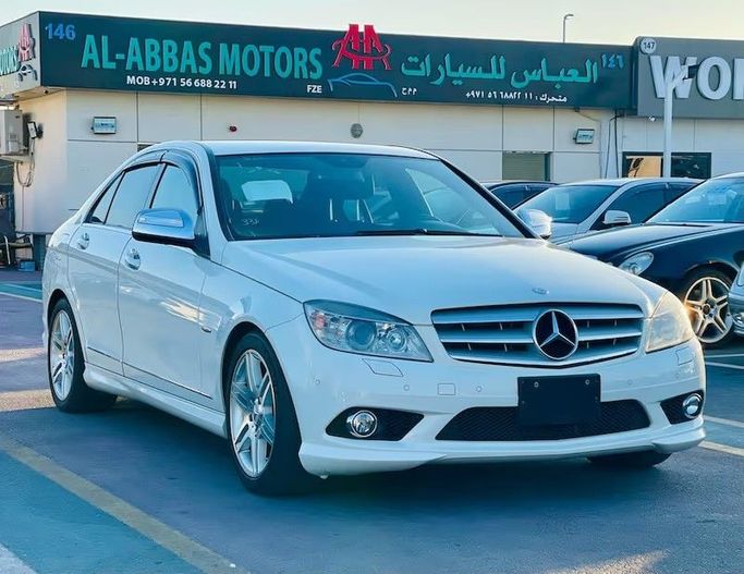 Used Mercedes-Benz C-Class 250 III (W204), 2.5 l, 2008 in Dubai by Al Abbas Motors, White color. Japanese Specs | AUTO.AE