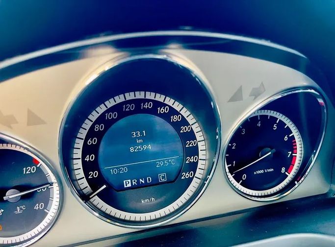 Used Mercedes-Benz C-Class 250 III (W204), 2.5 l, 2008 in Dubai by Al Abbas Motors, White color. Japanese Specs | AUTO.AE